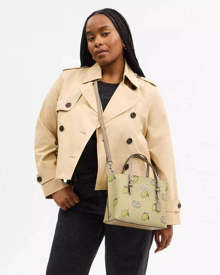 Mollie Tote Bag 25 With Lemon Print
