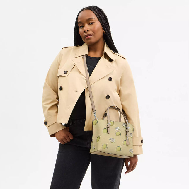 Mollie Tote Bag 25 With Lemon Print