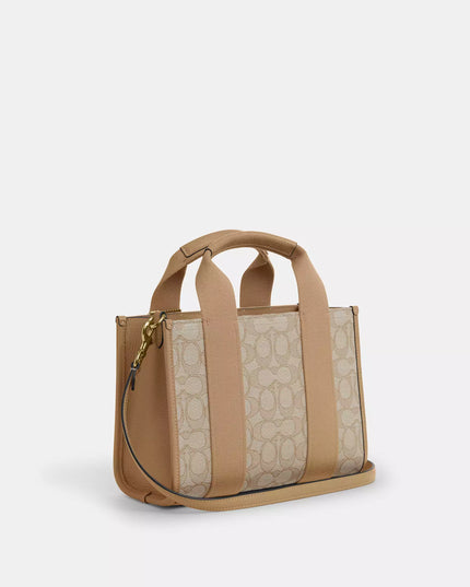 Smith Tote Bag 24 In Signature Jacquard