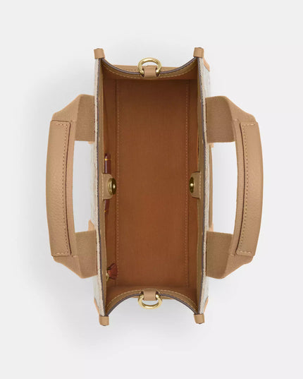 Smith Tote Bag 24 In Signature Jacquard