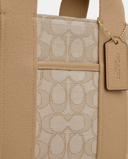 Smith Tote Bag 24 In Signature Jacquard