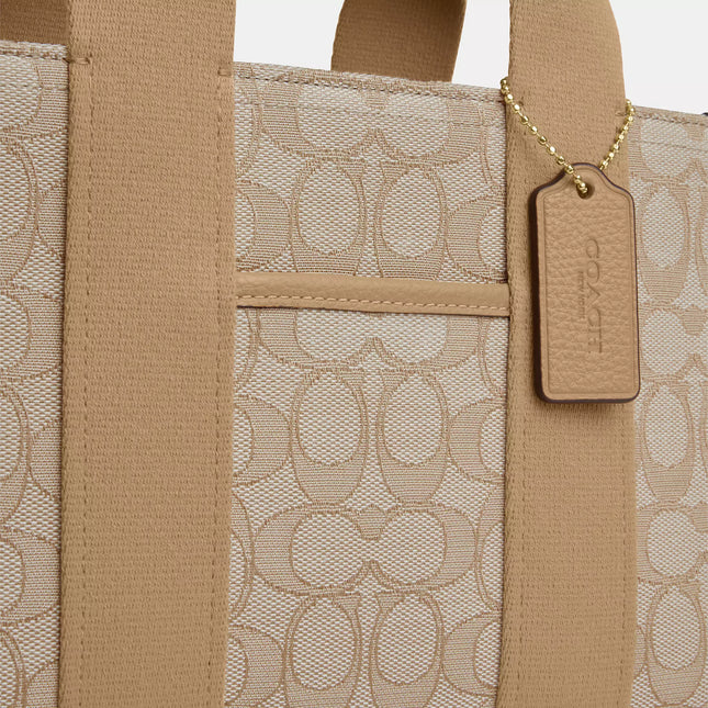 Smith Tote Bag 24 In Signature Jacquard