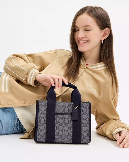 Smith Tote Bag 24 In Signature Jacquard