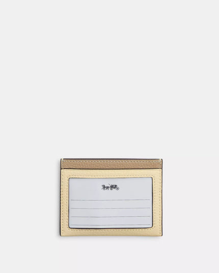 Slim Id Card Case With Lemon Graphic