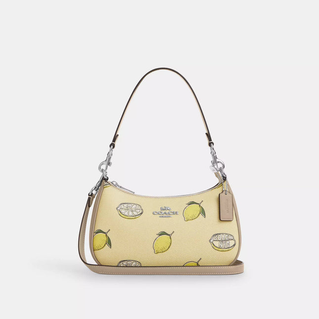 Teri Shoulder Bag With Lemon Print