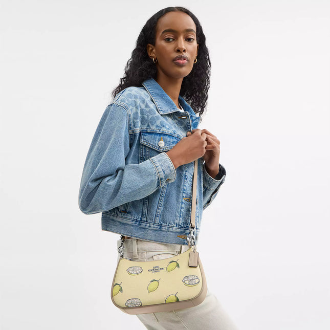 Teri Shoulder Bag With Lemon Print