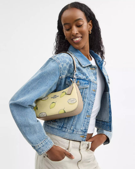 Teri Shoulder Bag With Lemon Print