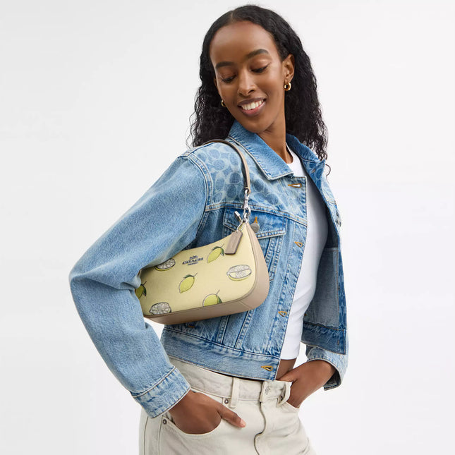 Teri Shoulder Bag With Lemon Print