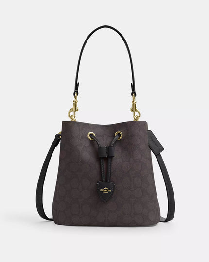 Rowan Bucket Bag In Signature Canvas