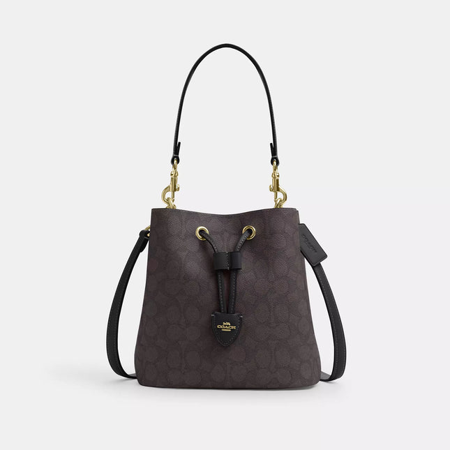 Rowan Bucket Bag In Signature Canvas
