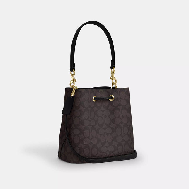 Rowan Bucket Bag In Signature Canvas