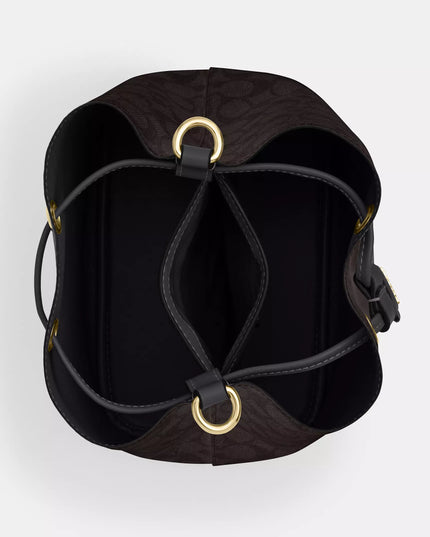 Rowan Bucket Bag In Signature Canvas