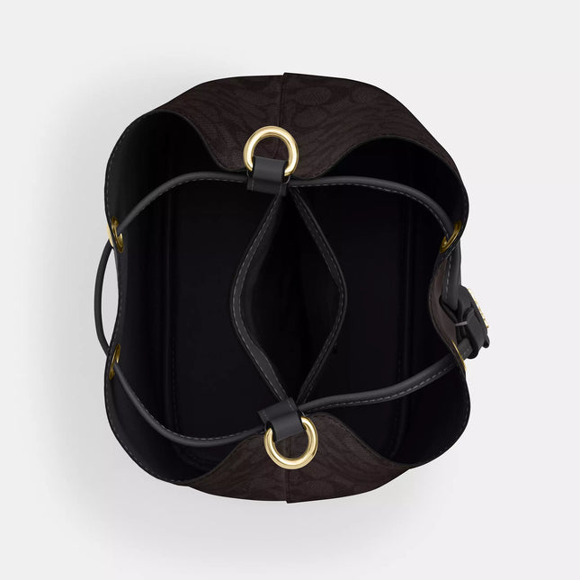 Rowan Bucket Bag In Signature Canvas