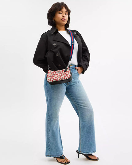 Teri Shoulder Bag With Floral Print