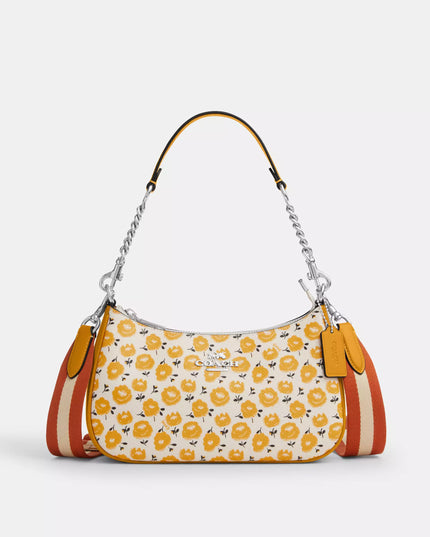 Teri Shoulder Bag With Floral Print