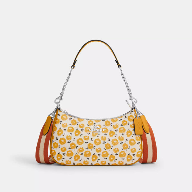 Teri Shoulder Bag With Floral Print