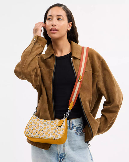 Teri Shoulder Bag With Floral Print