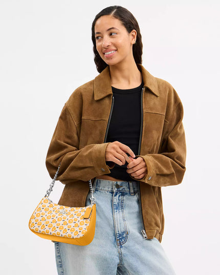 Teri Shoulder Bag With Floral Print