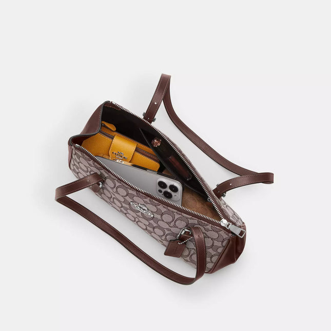 Asher Shoulder Bag In Signature Jacquard