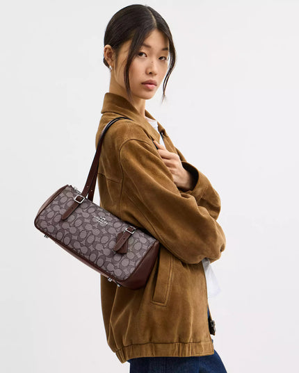 Asher Shoulder Bag In Signature Jacquard