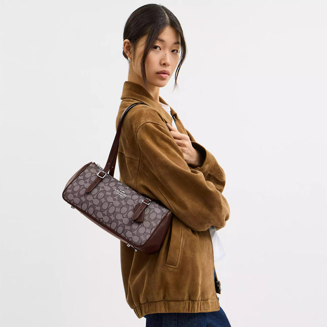 Asher Shoulder Bag In Signature Jacquard