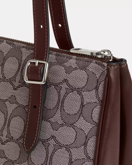 Asher Shoulder Bag In Signature Jacquard