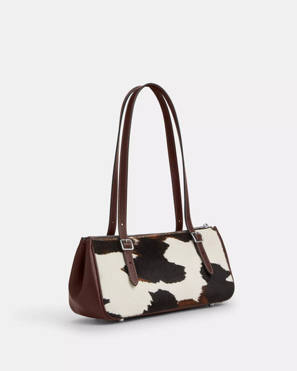 Asher Shoulder Bag With Cow Print