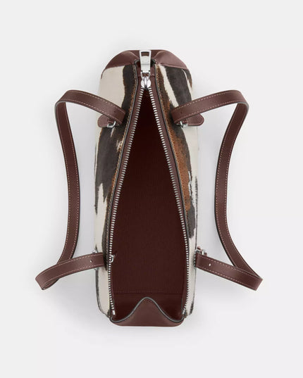 Asher Shoulder Bag With Cow Print
