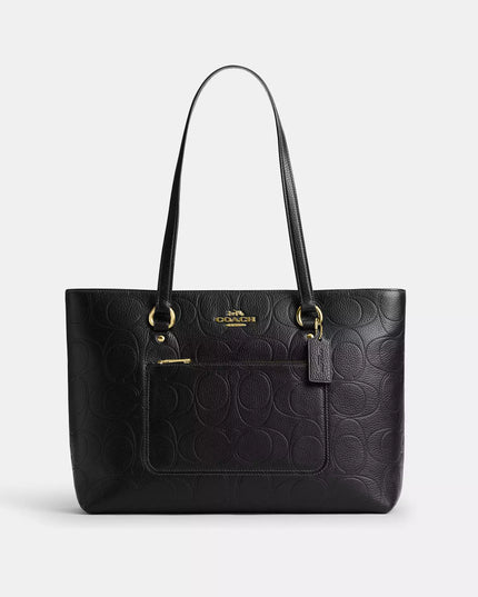 Station Tote Bag In Signature Leather