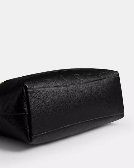 Station Tote Bag In Signature Leather