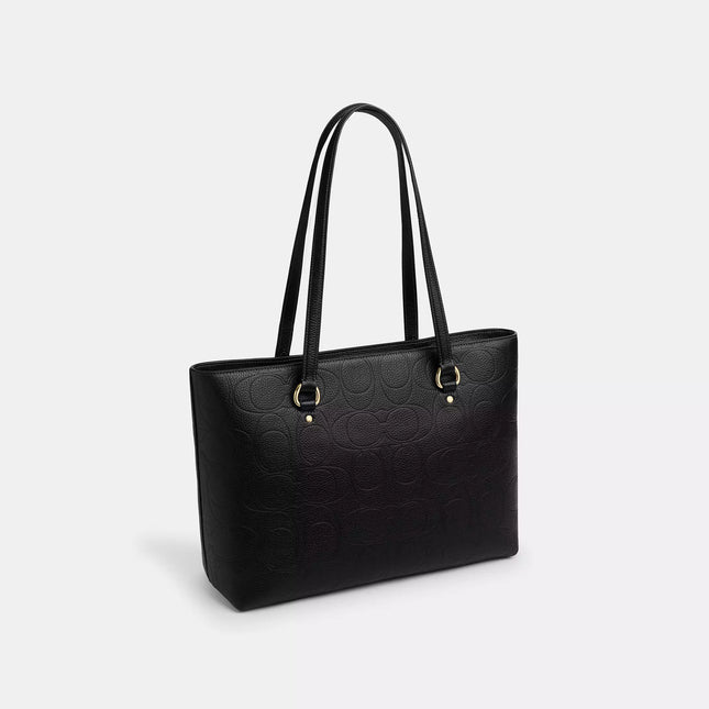 Station Tote Bag In Signature Leather