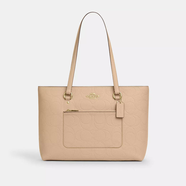 Station Tote Bag In Signature Leather