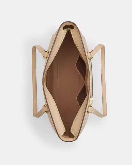 Station Tote Bag In Signature Leather