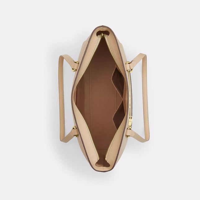 Station Tote Bag In Signature Leather