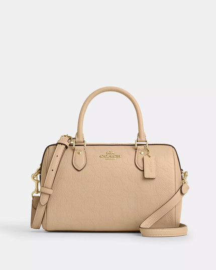 Rowan Satchel Bag In Signature Leather
