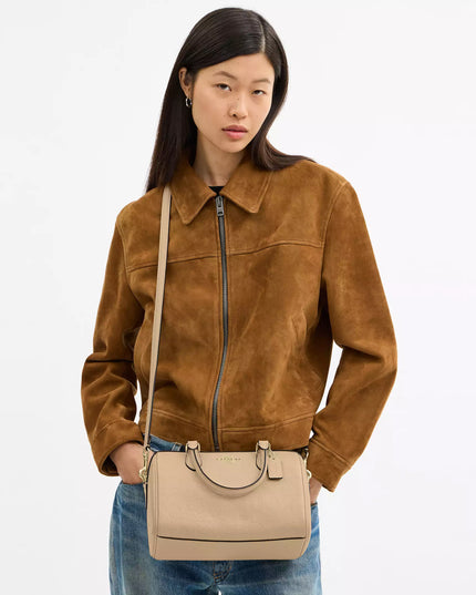 Rowan Satchel Bag In Signature Leather
