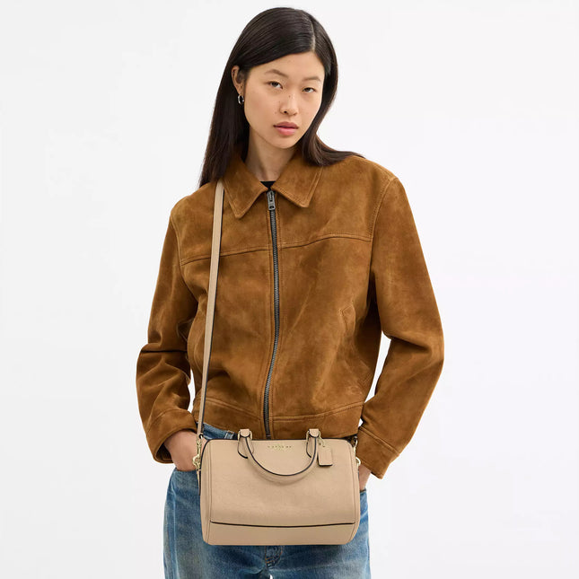 Rowan Satchel Bag In Signature Leather