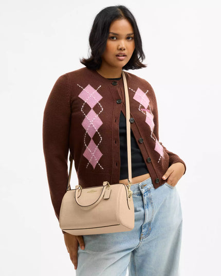 Rowan Satchel Bag In Signature Leather