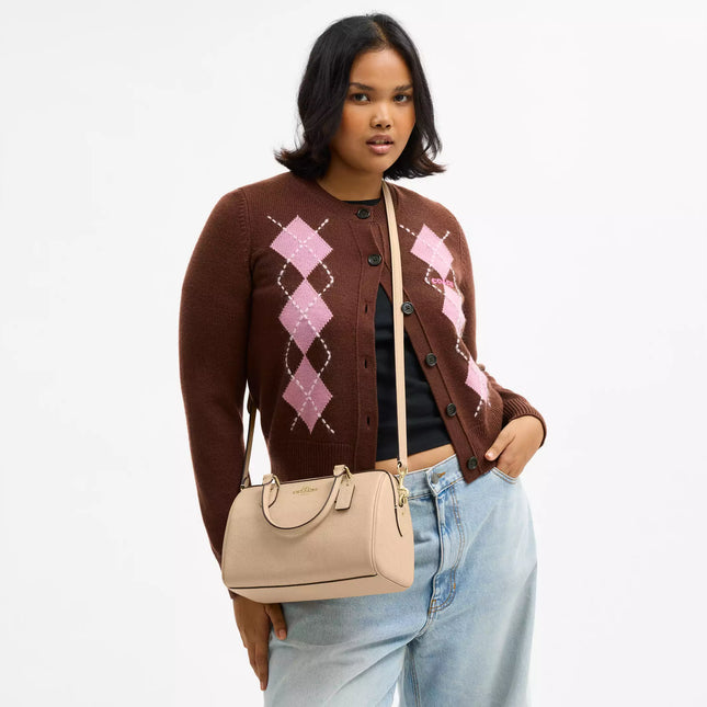 Rowan Satchel Bag In Signature Leather