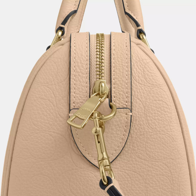 Rowan Satchel Bag In Signature Leather