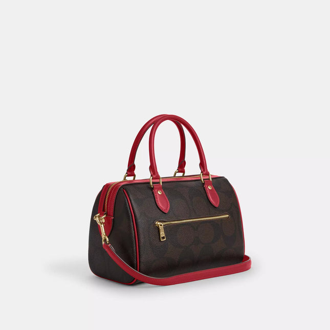 Rowan Satchel Bag In Maxi Signature Canvas