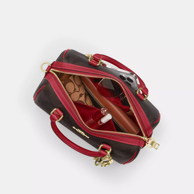 Rowan Satchel Bag In Maxi Signature Canvas