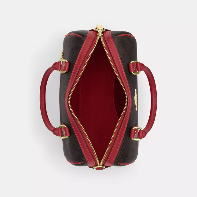 Rowan Satchel Bag In Maxi Signature Canvas