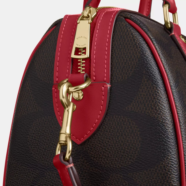 Rowan Satchel Bag In Maxi Signature Canvas