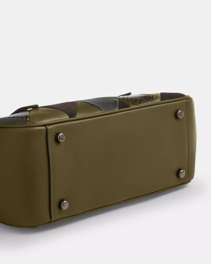 Asher Shoulder Bag With Patchwork