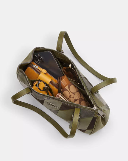 Asher Shoulder Bag With Patchwork