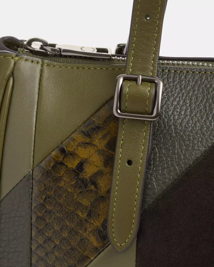 Asher Shoulder Bag With Patchwork