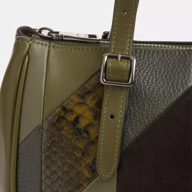 Asher Shoulder Bag With Patchwork