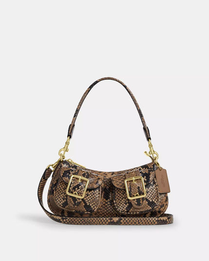 Ashton Bag With Snake Print