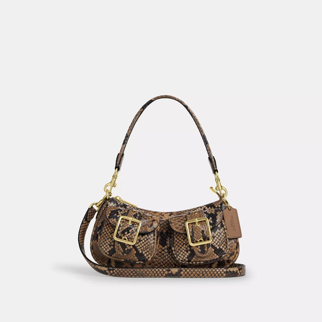 Ashton Bag With Snake Print